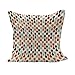 Doux Taie D’Oreiller pour Canapé, Conceptuel Vertical Fondu comme des Formes Circulaires Arrondies Design Hispter Vintage Housse d'oreiller Décoratives Housse De Coussin 45X45Cm