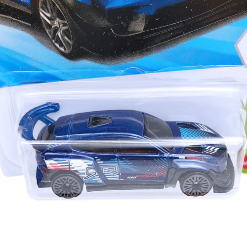 Image of Hot Wheels 1:64 Scale Ford Mustang Mach-E 1400 HW EV Ages 3 Years and Up 8 /250 (Blue)