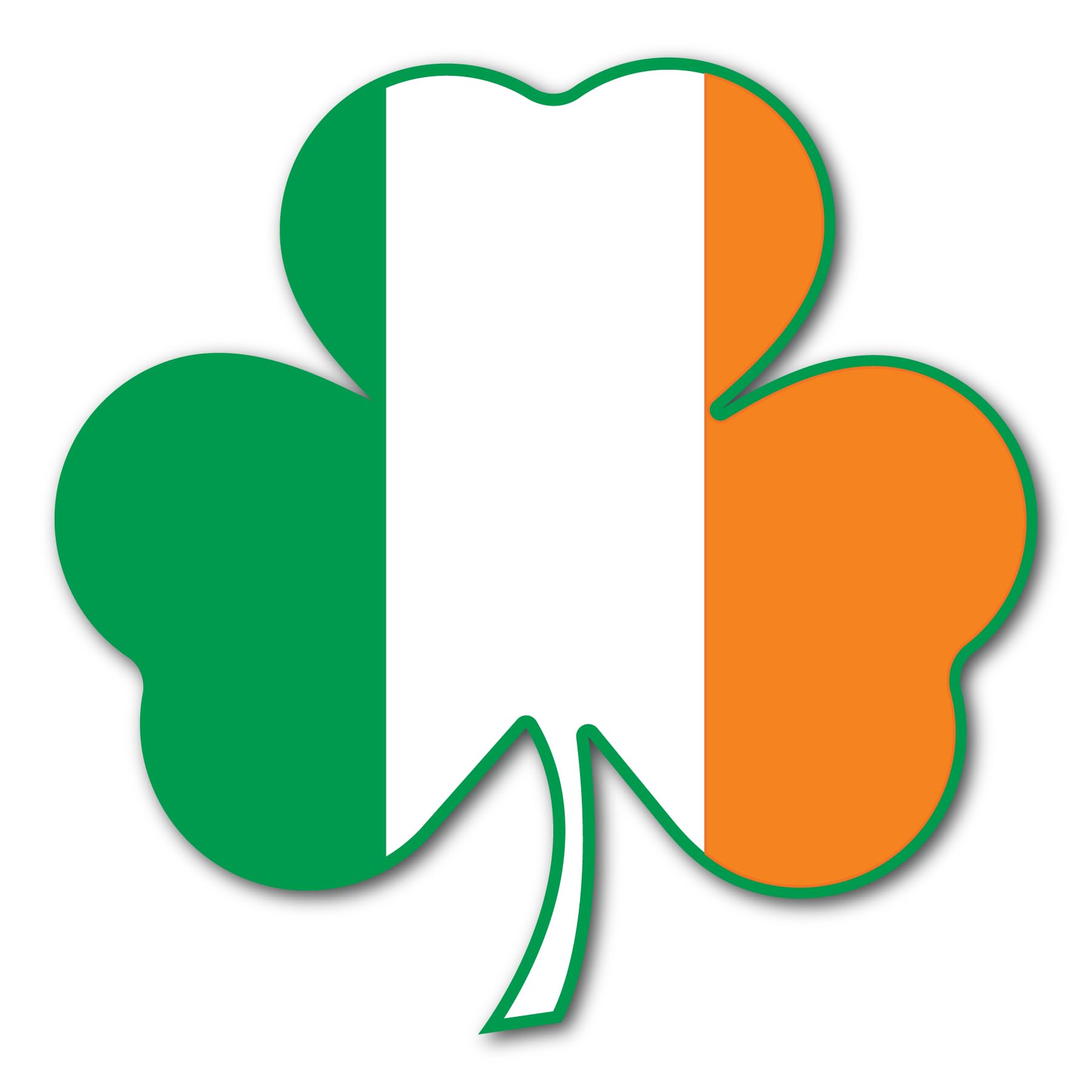 Shamrock Magnet For Car & Fridge | 4 7/8 X 5 1/2 | Irish Decor | Made In USA - View #7