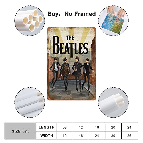 The Beatles – Poster décoratif dessiné à la main sur toile, affiches murales et image d’art moderne pour chambre à… - Les Beatles, Paul McCartney, John Lennon, RIngo Starr, George Harrison The Beatles – Poster décoratif dessiné à la main sur toile, affiches murales et image d'art moderne pour chambre à… – Image 3