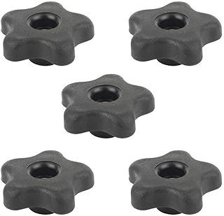 LEFITPA Replacement 5-Pack 5 Star Thru Knob Thread 3/8-16 for Big Horn 19709B