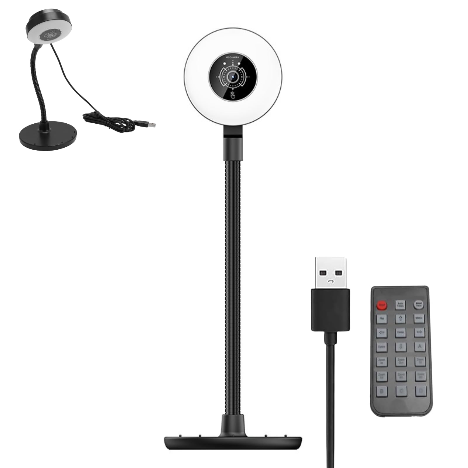 Kamera internetowa 8MP USB kamera internetowa streaming streaming kamera internetowa automatyczne tof z wbudowanym pilotem zdalnego sterowania z mikrofonem do komputera PC
