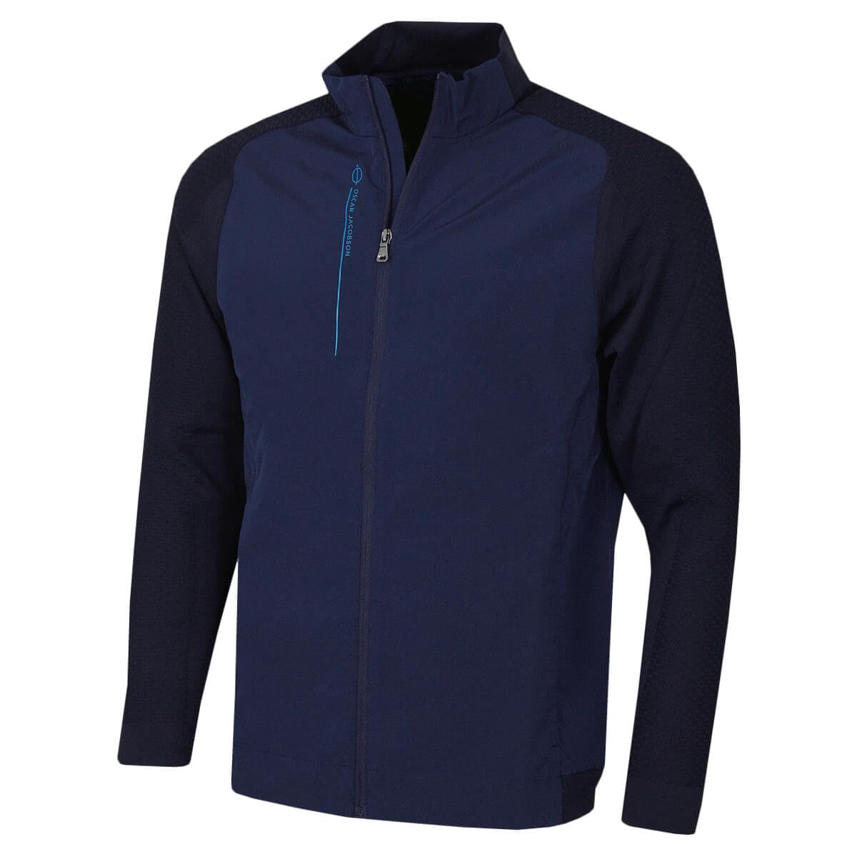 Oscar Jacobson Mens Highbank Lightweight Golf Jacket - Navy - M