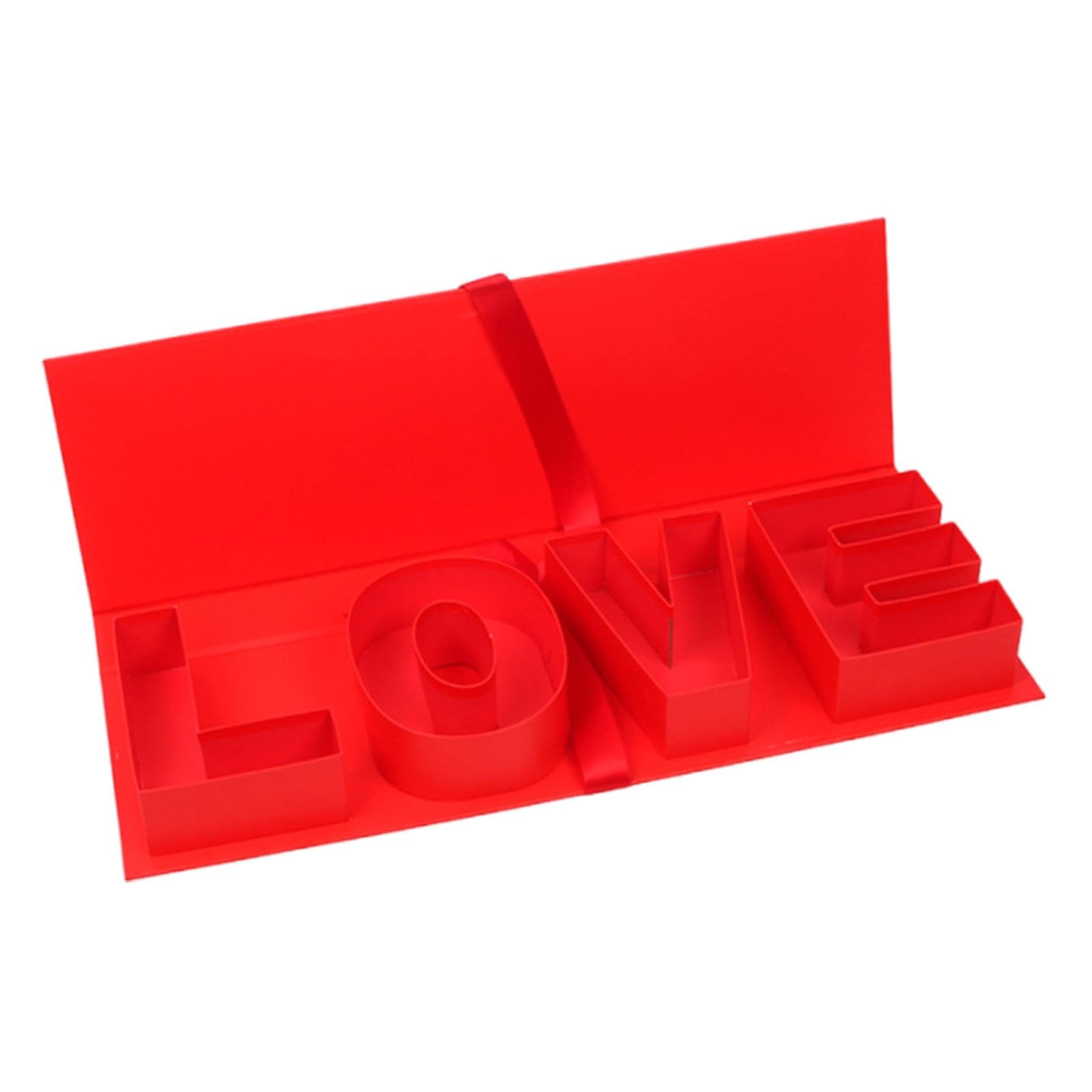 Generic Scatola Regalo Vuota per Fiori, Contenitore Versatile Multiuso in Cartone, Regalo per Compleanno, Anniversario, Festa, Matrimonio, Rosso