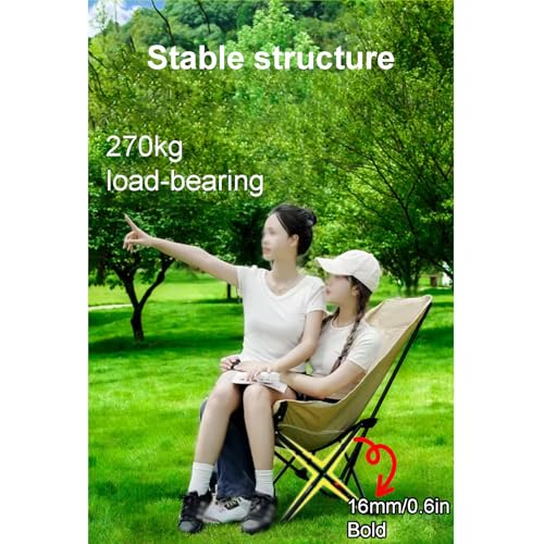 Chaise de camping pliante portable inclinable 3 positions taille L extérieur