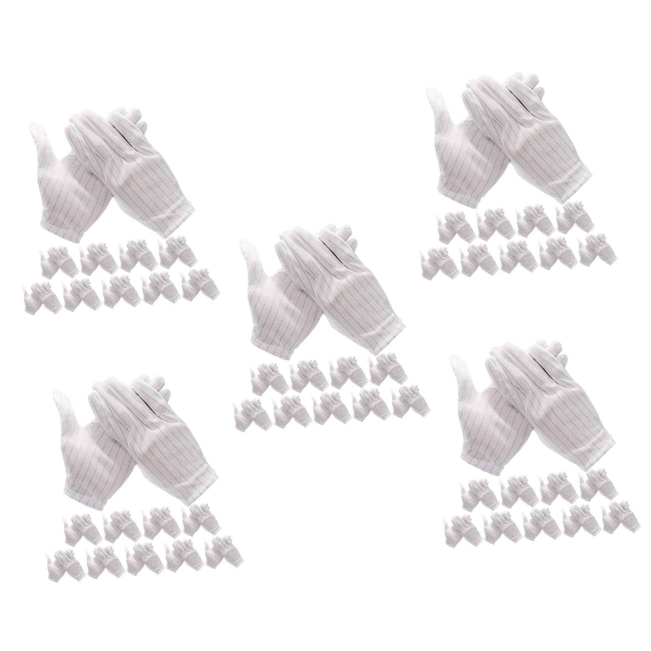 DOITOOL 50paia Statici Per Confortevoli Assemblaggio Pc e Riparazioni Design Scoperte e Antiscivolo Per Precisione e