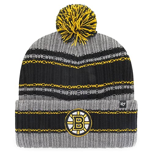 Bonnet Boston Bruins '47 Brand Rexford bonnet tricoté homme femme NHL
