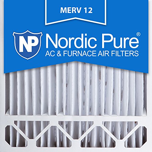 Nordic Pure 20x20x5 MERV 12 Honeywell/Lennox Replacement AC Furnace Air Filters 2 Pack