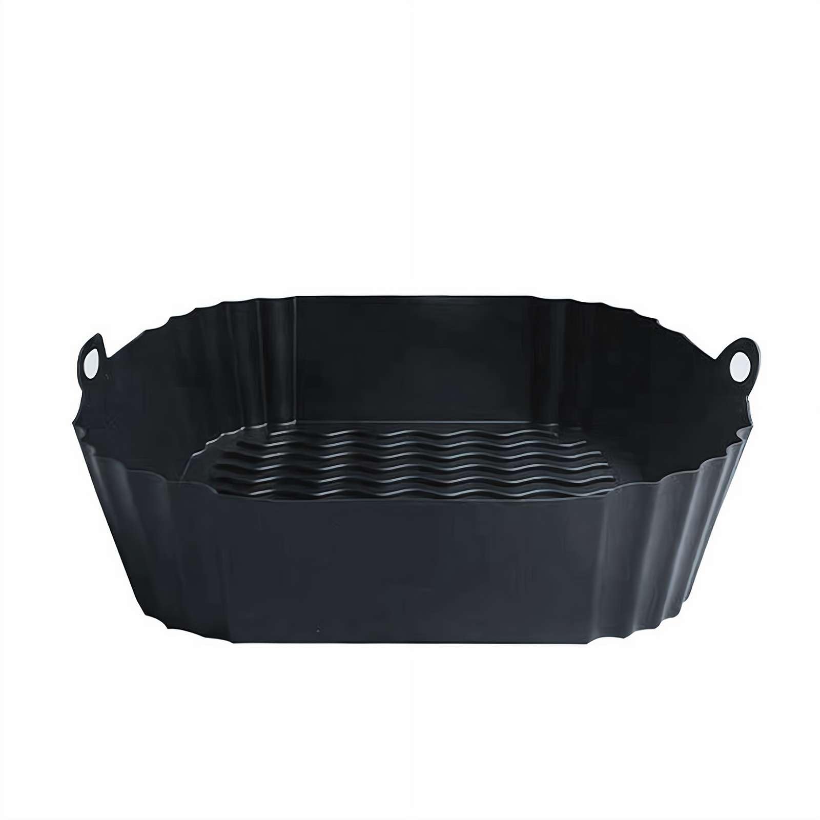 Friggitrice ad aria quadrata fodere in Silicone 6.8in friggitrice ad aria pieghe