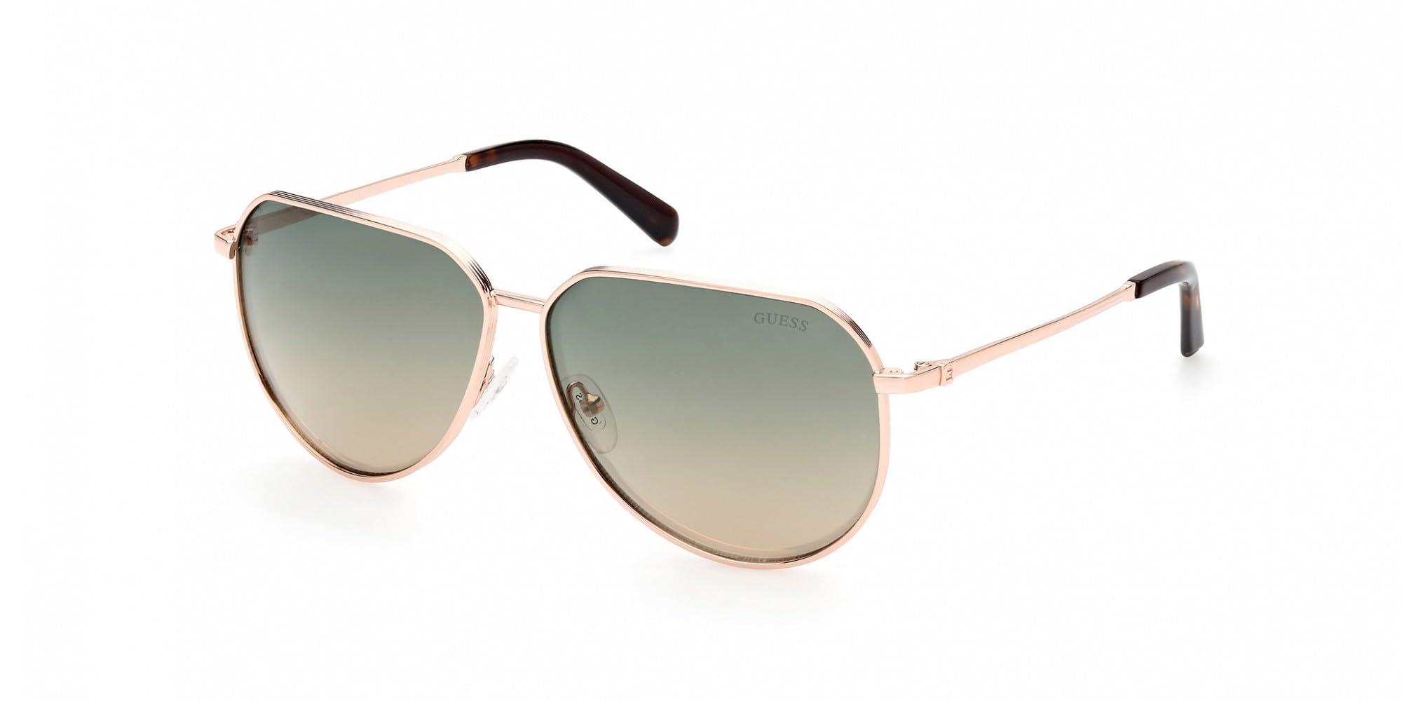Guess GU00089 Gafas de Sol, Hombres, Shiny Rose Gold (Rosa), Talla única