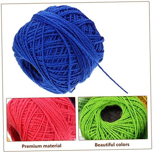 Hilos de bordar multicolor STOBOK 16 rollos kit DIY miniatura 3