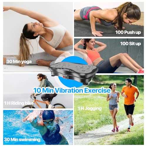 Image of Vibration Plate Exercise Machine for Lymphatic Drainage Weight Loss