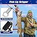 Fishing Advent Calendar 2025 for Men Teen Boy, 24-Day Fishing Tackle Advent Calendar with Fishing Rod Holder, Fish Lip Gripper, Hook Tier, Christmas Count-Down Calendar for Father, Husband, Boyfriend