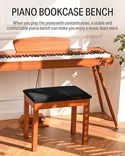 Donner DDP-80 Digital Piano 88 Key Weighted Keyboard+ Donner Piano Bench with Storage - image 6