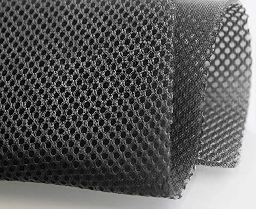 1 METRO Tejido transpirable rejilla 3D Gris Ancho 220cm HAPPERS