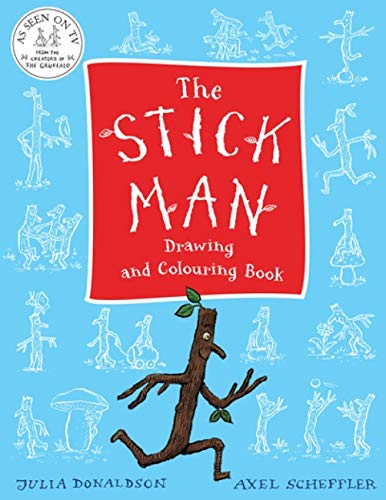 The Stick Man Drawing and Colouring Book