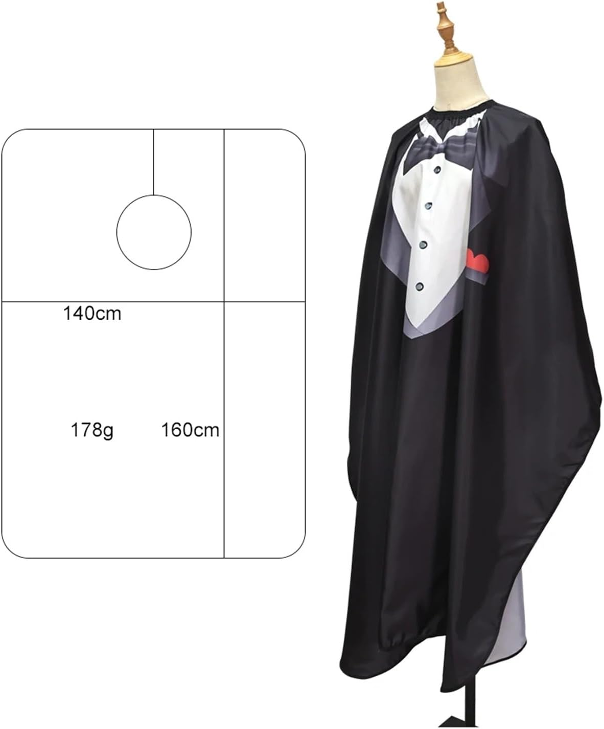 Hairdressing Cape For Hairstylist Barber Capes For Men Barbershop Workwear Apron Salon Hair Dyed
