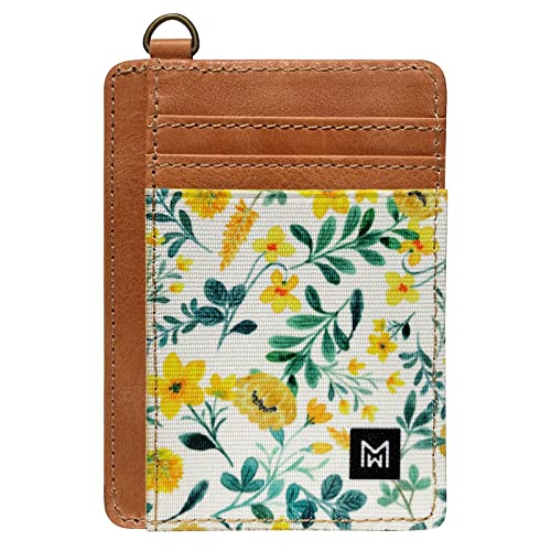 Image of Credit Card Holder Wallet for Women Slim Minimalist Wallet RFID Blocking Leather Wallets Elastic Front Pocket Wallet for Women