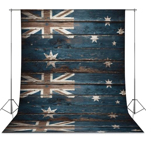 Australian Flag Australia Wood Grain Photography Backdrop Cloth Portrait Photoshoot