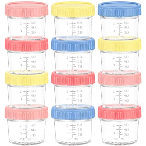 La Mejor Lista de Recipiente con tapa - los más vendidos. 47 Juego de 12 Recipientes de Alimentos,120 ML Recipientes para Papillas de bebe con Tapas y Marcador,Reutilizable y Resistente Tarros de Vidrio para Frigorífico,Microondas y...