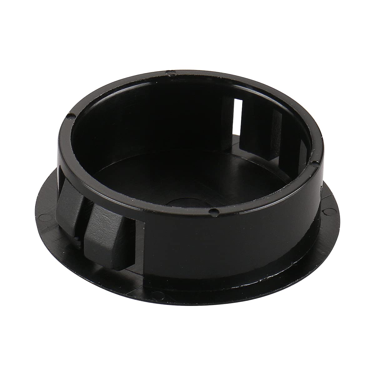 15 Pcs Black Rubber Plugs for Holes - Rubber Hole Plugs with Compression Stem - Rubber Push in Stem Bumpers Rubber Push in Bumpers - Rubber Drill Hole Plugs Push in Compression Stem (1/2