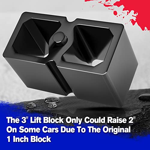 Image of KSP Leveling Lift Kit for 2007-2020 Chevy Silverado 1500 GMC Sierra 1500, 3 inchF+2 inchR Full Suspension Lift Kits Including 3 Inch Front Strut Spacer and 2 Inch Rear Lift Block with Extended U Bolts