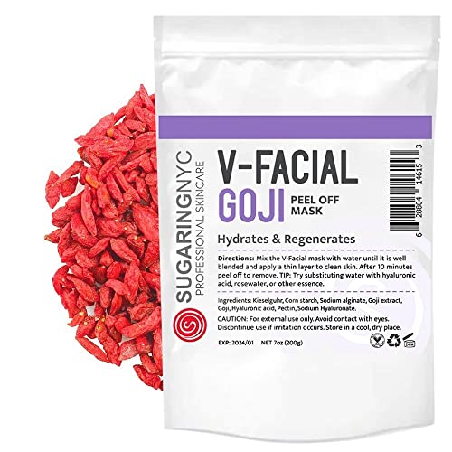 Sugaring NYC - Máscara de gelatina Vajacial con elementos de bayas de Goji con elementos V-Facial de 7 onzas, 7.05 oz