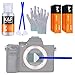 K&F Concept 24mm (16 pezzi) Kit di Pulizia Full Frame APS Professionale per Sensore e Fotocamera Incluso Liquido Detergente/Tamponi per Pulizia/Guanti per Sony/Nikon/Canon/Computer/Phone