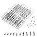 BE-TOOL Mini Screws Set 1.6-6MM Watch Screw Stainless Steel Micro Tiny Glasses Screws Set for Watch Eyeglass Spectacles (500PCS)