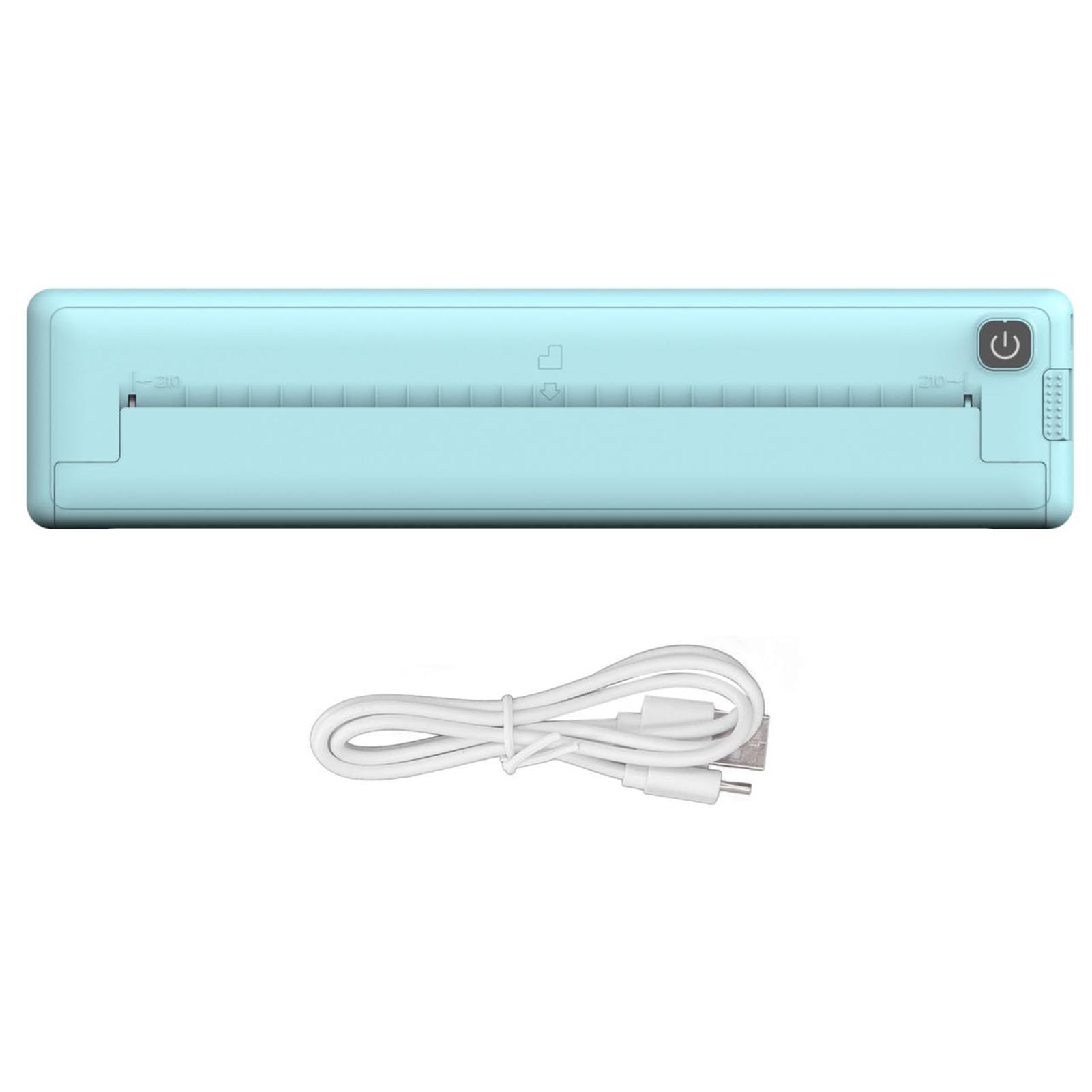 Eujgoov Thermal Printer A4 Mini Portable Inkless 200dpi Automatic Shutdown Type C Charging for Mobile Printing