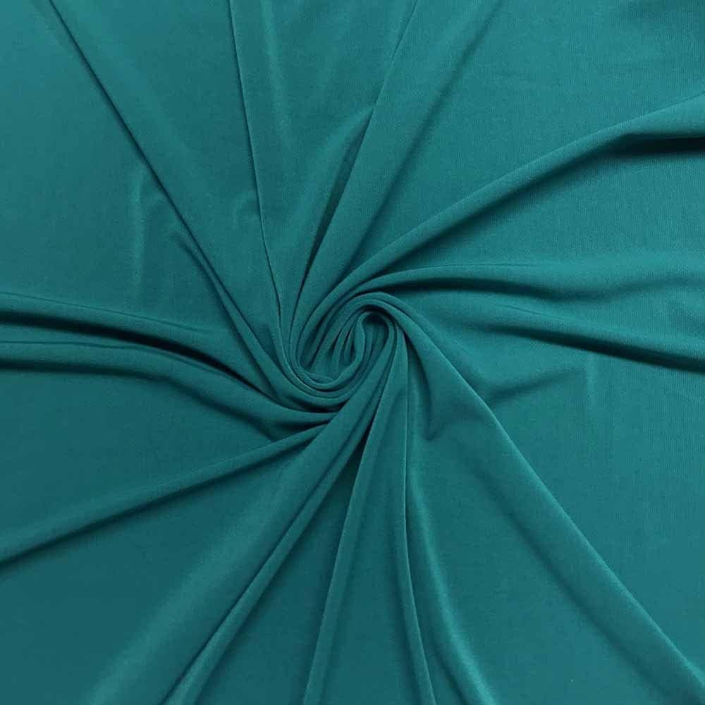 New Creations Fabric & Foam Inc, 58/59" Wide ITY Fabric Polyester Knit Jersey 2 Way Spandex Stretch (3 Yards, Teal)