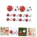Anneome 20pc Sports Balls Set Soccer Basketball Ornaments for Home Decor DIY Toy Accessory