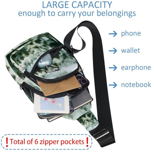 Bolsa cruzada con diseño de búhos y correa ajustable unisex 6