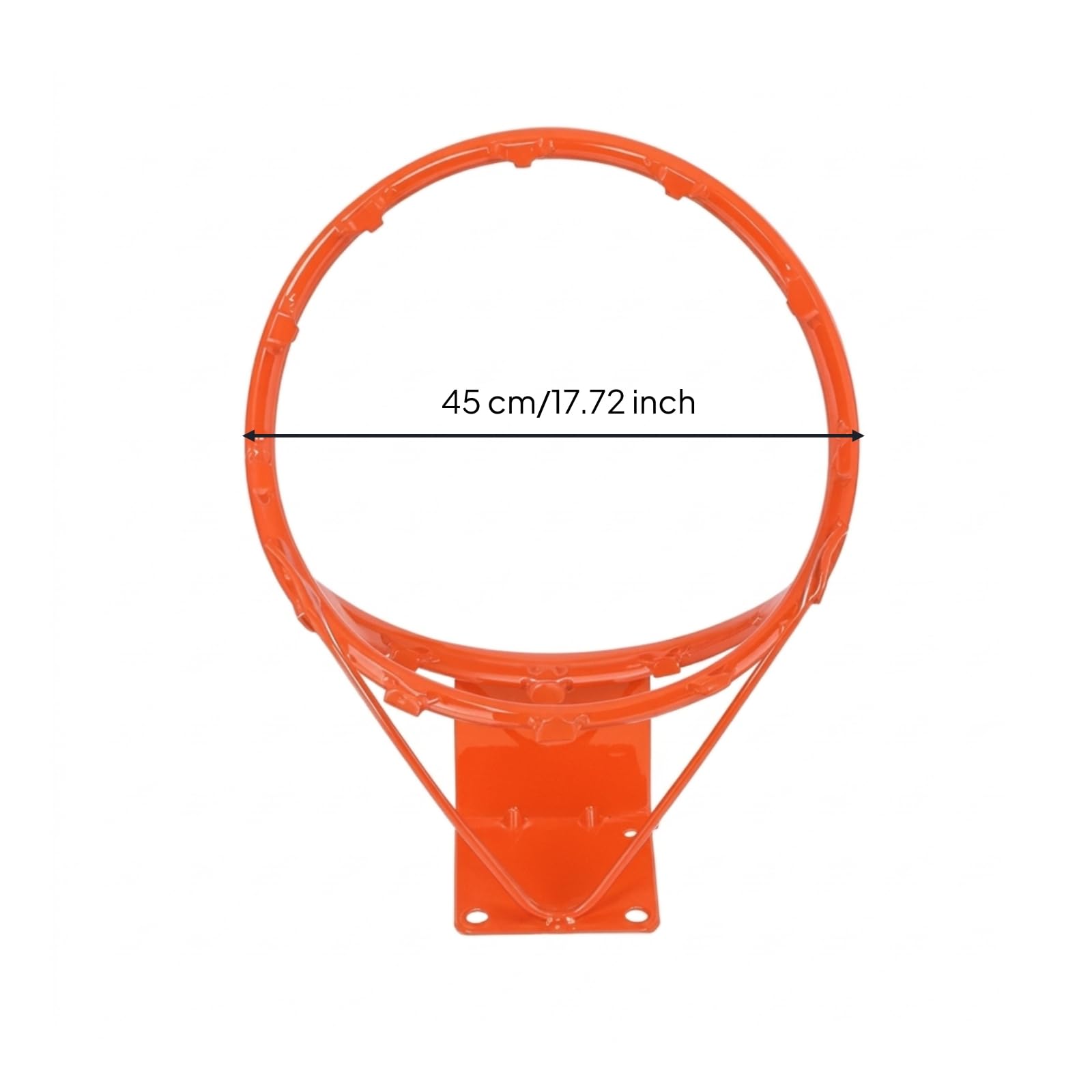 Baoblaze Canestro da Basket per Bambini Canestro Rete Tabellone Cerchio in Acciaio Cavo Resistente per Allenamenti E Partite Molla Integrata per Assorbire