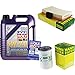 Produktbild QR-PARTS 69361446 Filter Set Inspektionspaket 5 Liter Liqui Moly Motoröl Leichtlauf High Tech 5W-40 MANN-FILTER Luftfilter Ölfilter