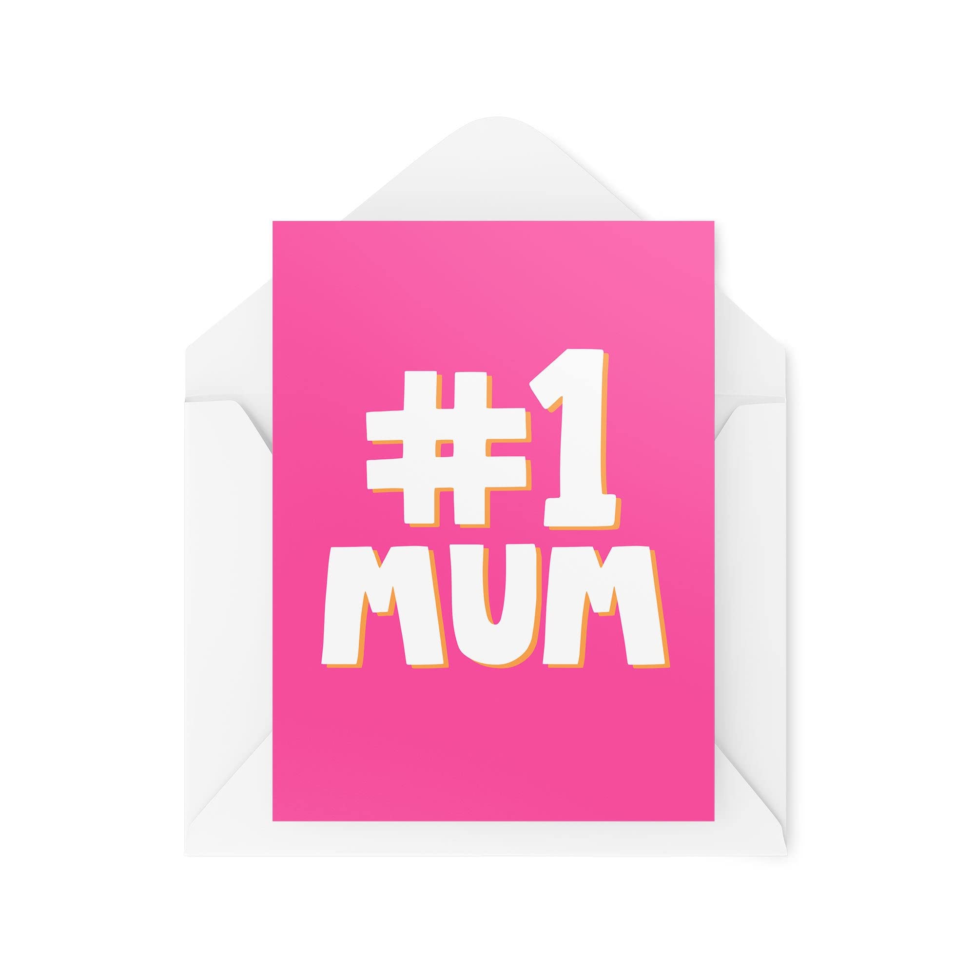 Cards For Mum - Number 1 Mum - Mother's Day Cards - Mum Birthday Cards - Cards For Mummy - Christmas Card For Mum - CBH1429