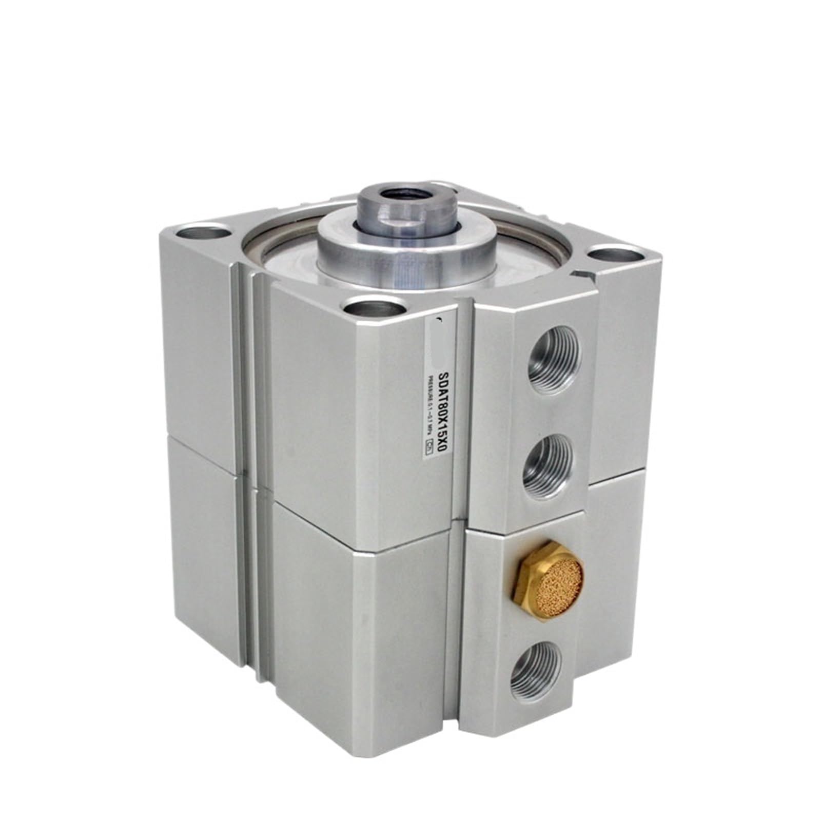 Cylindre pneumatique compact SDAT20 en aluminium anodisé robuste