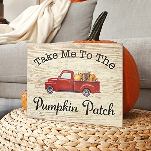 JennyGems-Fall-Decor-Take-Me-To-the-Pumpkin-Patch-Hanging-Wooden-Sign-Fall-Decorations-for-Home-Autumn-Harvest-Thanksgiving-Decor-Red-Truck-Pumpkins-Made-in-USA JennyGems Fall Decor Take Me To the Pumpkin Patch Hanging Wooden Sign Fall Decorations for Home Autumn Harvest Thanksgiving Decor Red Truck Pumpkins Made in USA