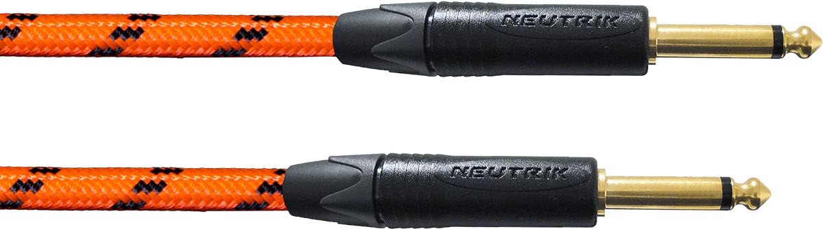 CORDIAL CABLES Câble guitare 6m orange réactif aux UV