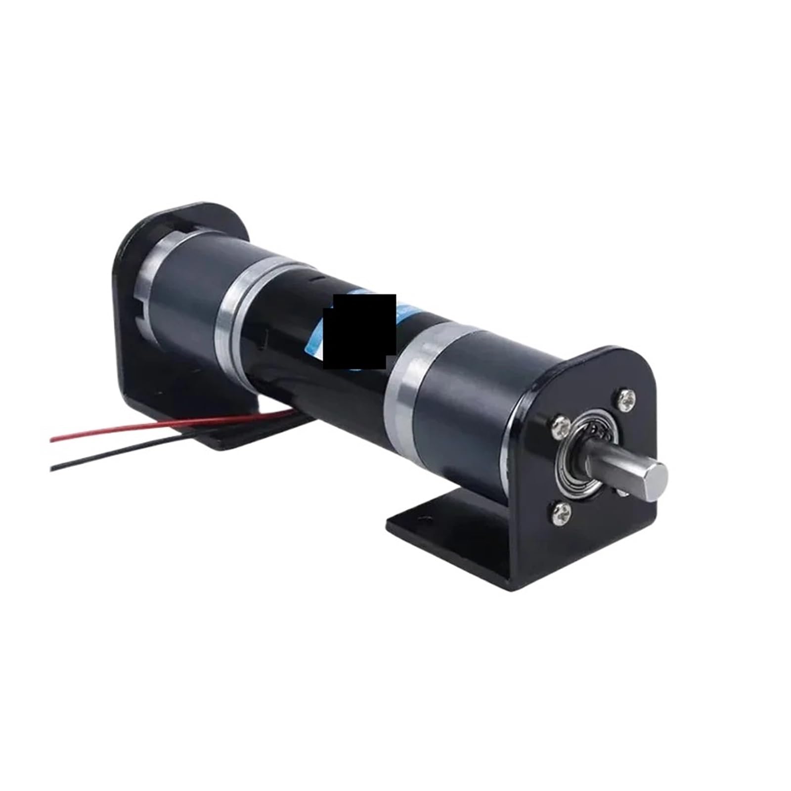 MUYTQAERG Synchronous Motor 32mm Planetary Reducer 32GP-31ZY Dual Shaft 12V 24V Adjustable Speed Can CW CCW DC Motors(12v Only Motor,6MM 296RPM)