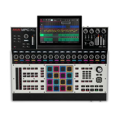 Image of Akai Professional MPC XL Standalone Music Production Center for Sampling and Sequencing with 10.1-inch Touchscreen, 3D MPCe Pads, 8-Core CPU, 16GB RAM, 256GB SSD