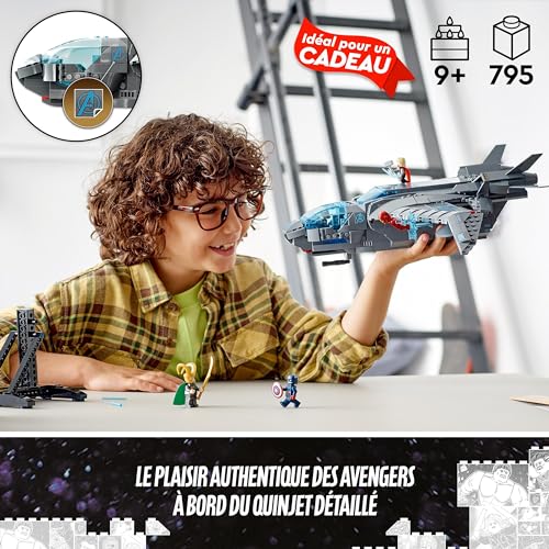 LEGO Marvel Super Heroes 76248 Quinjet des Avengers - vue 7