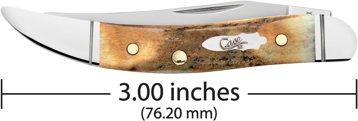 Case xx Knives Shot Show Burnt Stag Toothpick 71229 Stainless Pocket Knife