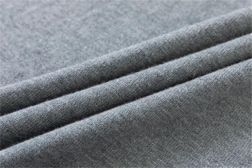 Men's Round Neck Long Sleeved Solid Color Sweater Soft Warm and Comfortable Top with A Base4