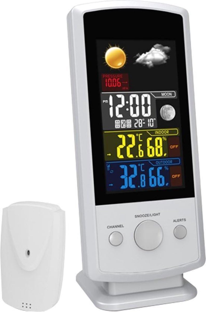 Station météo Mesko MS 1177 blanche pour habiller votre salon