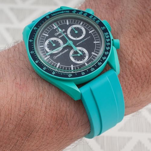 Image of StrapHabit Quick Release Rubber Watch Strap Band FKM 20mm 22mm 24mm
