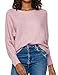 Produktbild ONLY Damen Lockerer Strickpullover | Knitted Basic Stretch Sweater | Langarm Rundhals Shirt ONLDANIELLA, Farben:Rosa, Größe:S