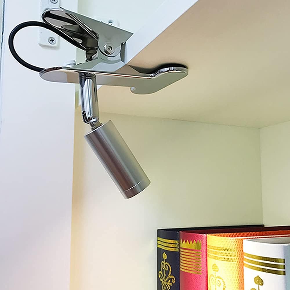 Modern Eye Protection lamp,LED Clamp Desk Lamp,Adjustable Clip on Reading Light for Work Study Level Portable Metal Clamp Bedside Lamp USB Port Powered