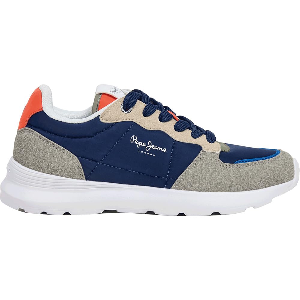 Pepe Jeans Teagan BASS B Sneak, Grey (Marl Grey), 2.5 UK