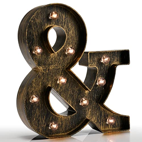 Vintage Light Up Marquee Letters